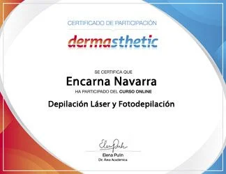 diploma curso de depilacion laser y fotodepilacion definitiva