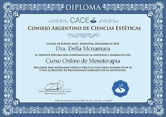 Diploma Curso de Mesoterapia